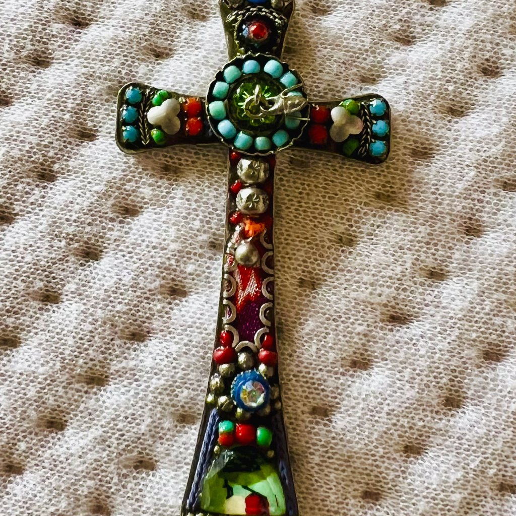 Ayala Bar Cross On 12 Inch Chain